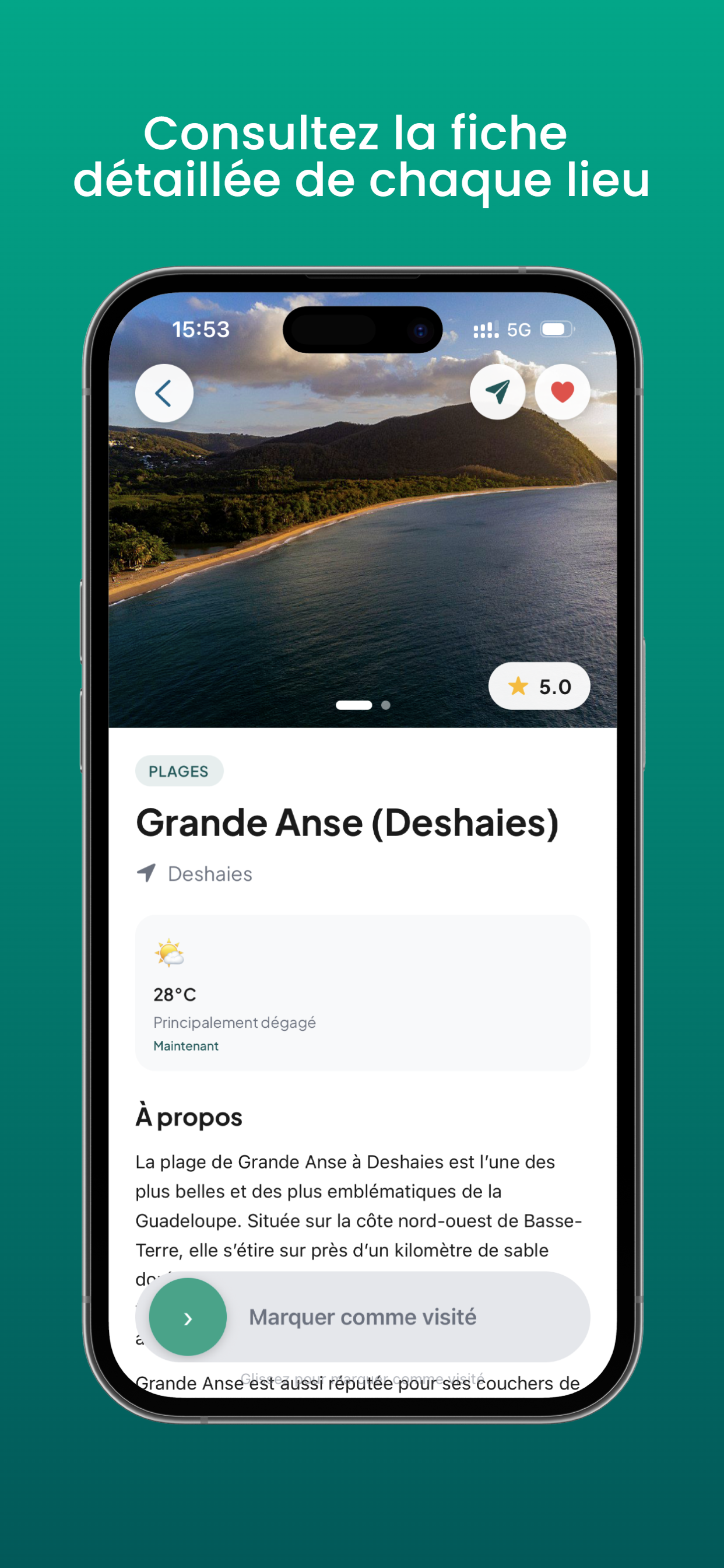 Consultez la fiche détaillée de chaque lieu